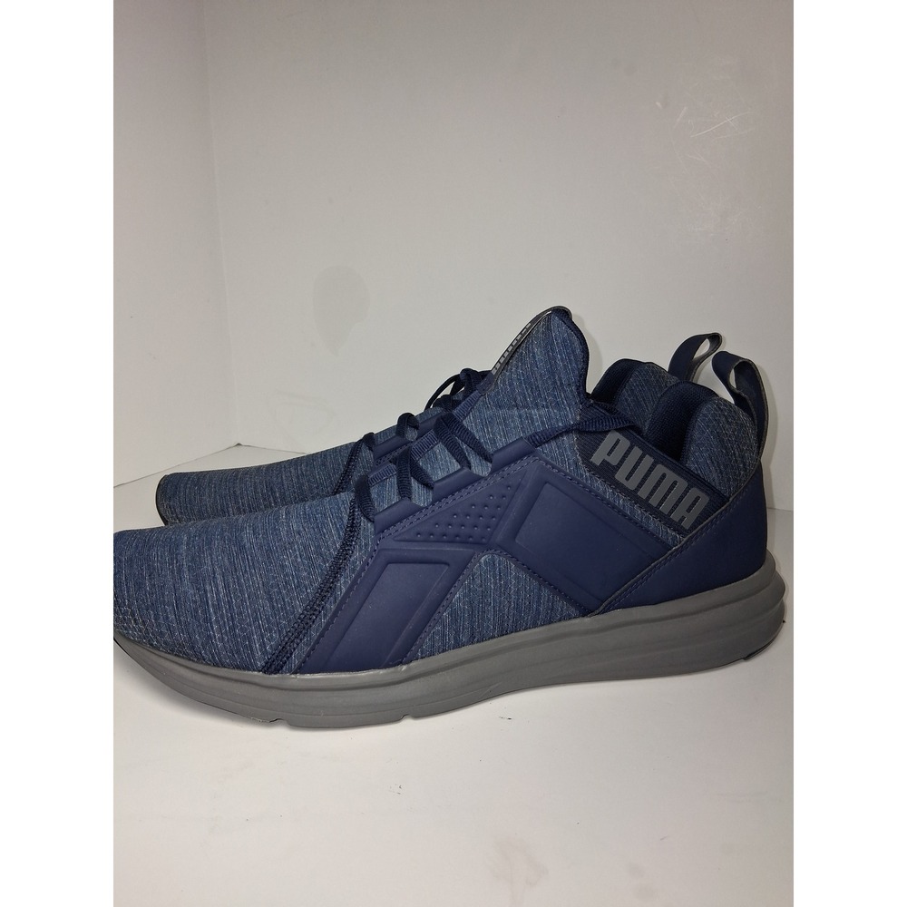 Puma Mens Running Shoes Blue Gray Size 14‎ Sneakers Athletic